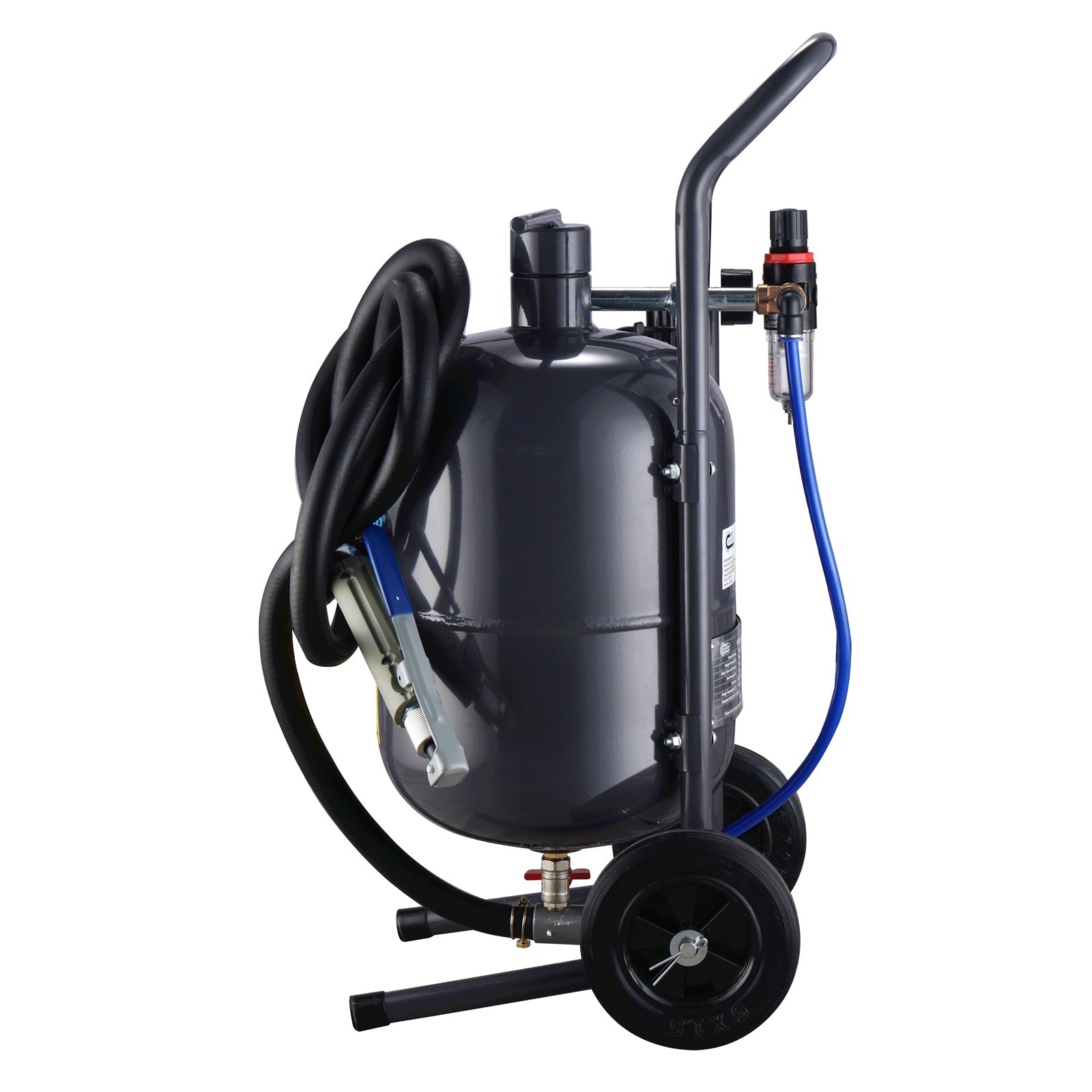 SwitZer Portable 5 Gallon Sandblaster Grey