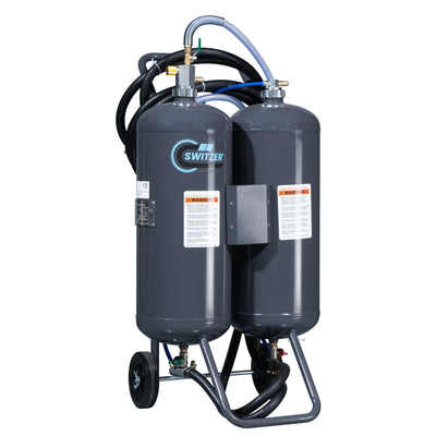 SwitZer 7 Gallon Dual Tank Soda & Abrasive Blaster