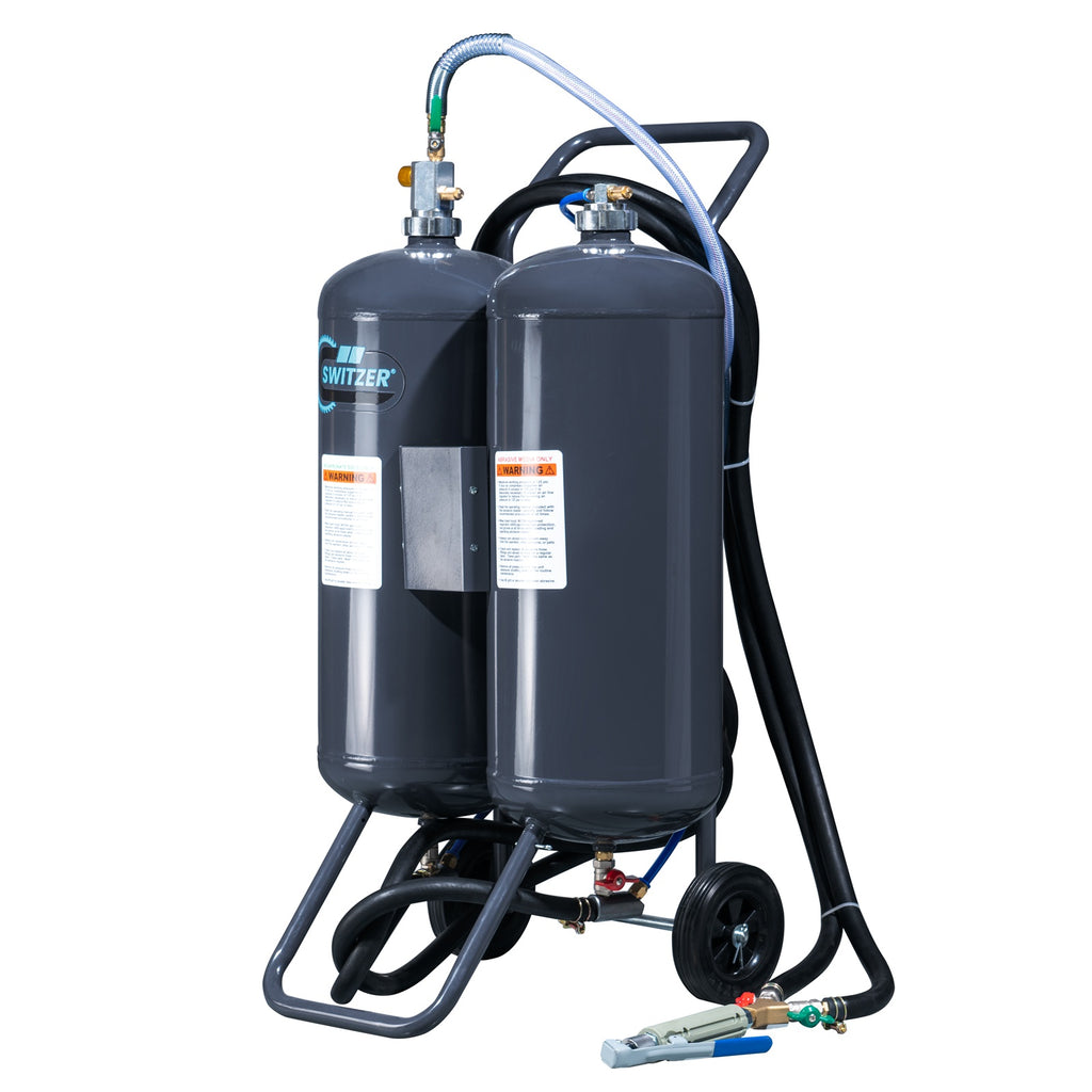 SwitZer 7 Gallon Dual Tank Soda & Abrasive Blaster