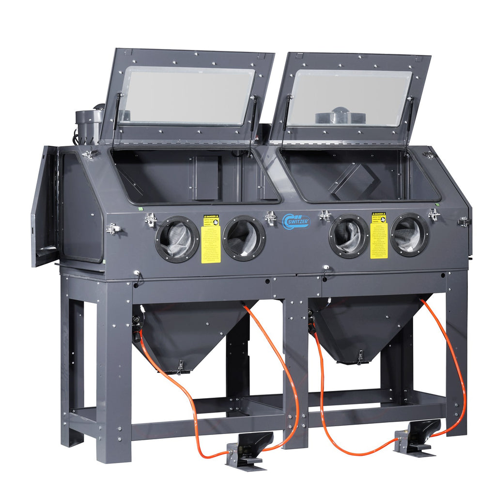 SwitZer 880L Dual Station Sandblasting Cabinet