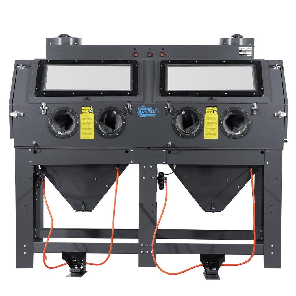 SwitZer 880L Dual Station Sandblasting Cabinet