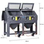 SwitZer 880L Dual Station Sandblasting Cabinet