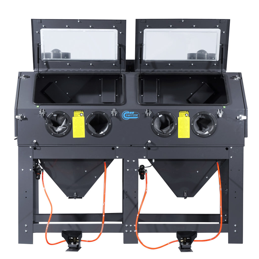 SwitZer 880L Dual Station Sandblasting Cabinet