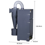 SwitZer 990L High Pressure Sandblaster Cabinet with Cyclone Dust Collector