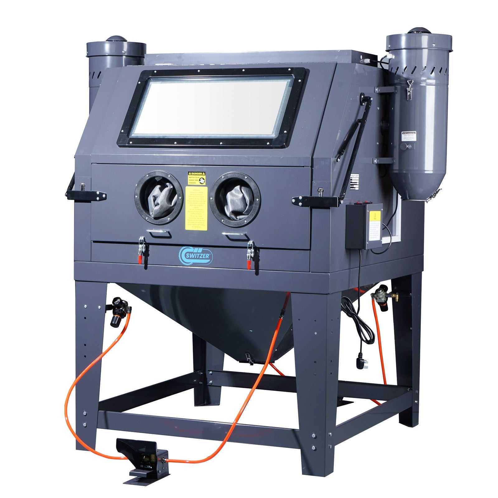 SwitZer 1200L Dual Operator Sandblasting Cabinet