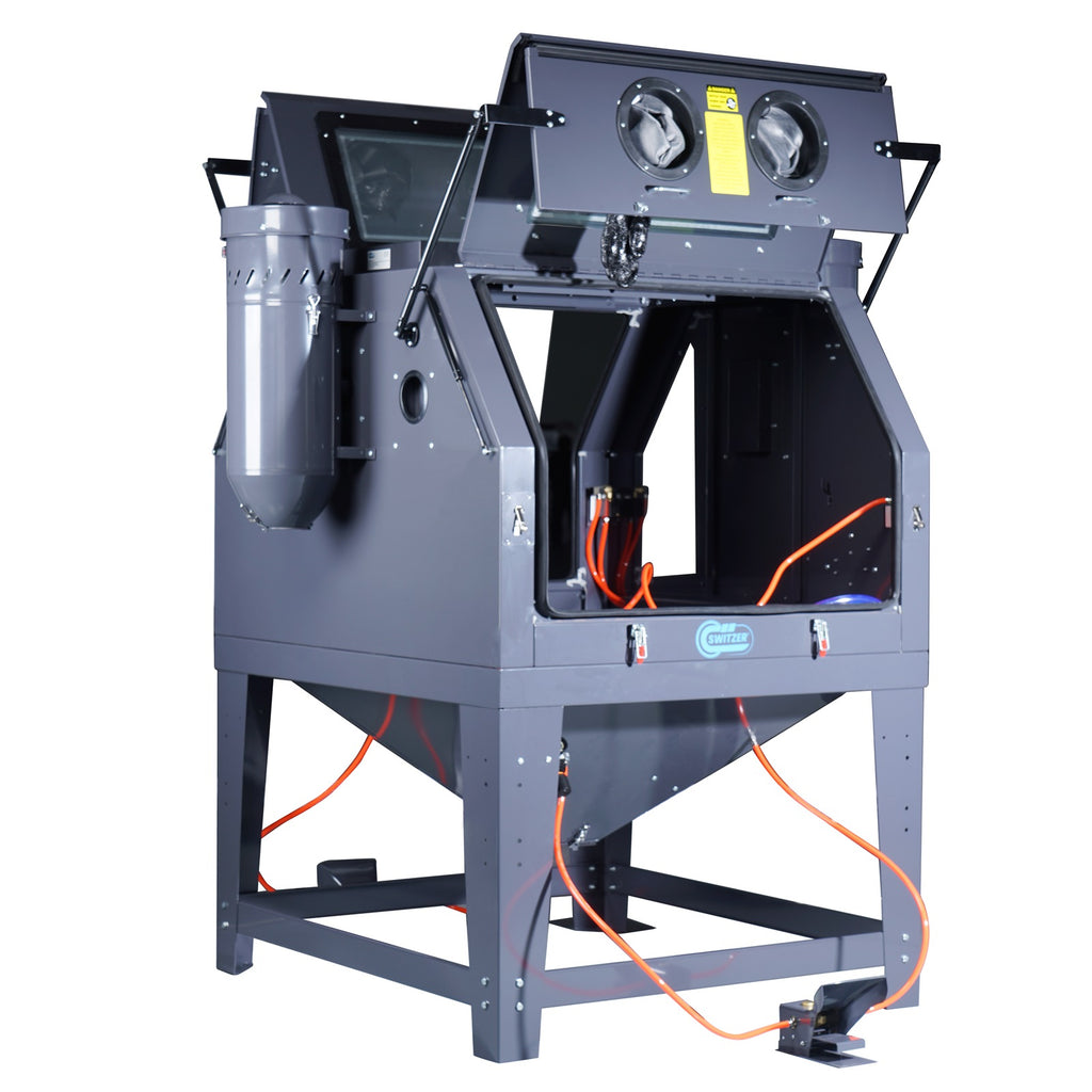 SwitZer 1200L Dual Operator Sandblasting Cabinet