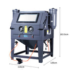 SwitZer 1200L Dual Operator Sandblasting Cabinet