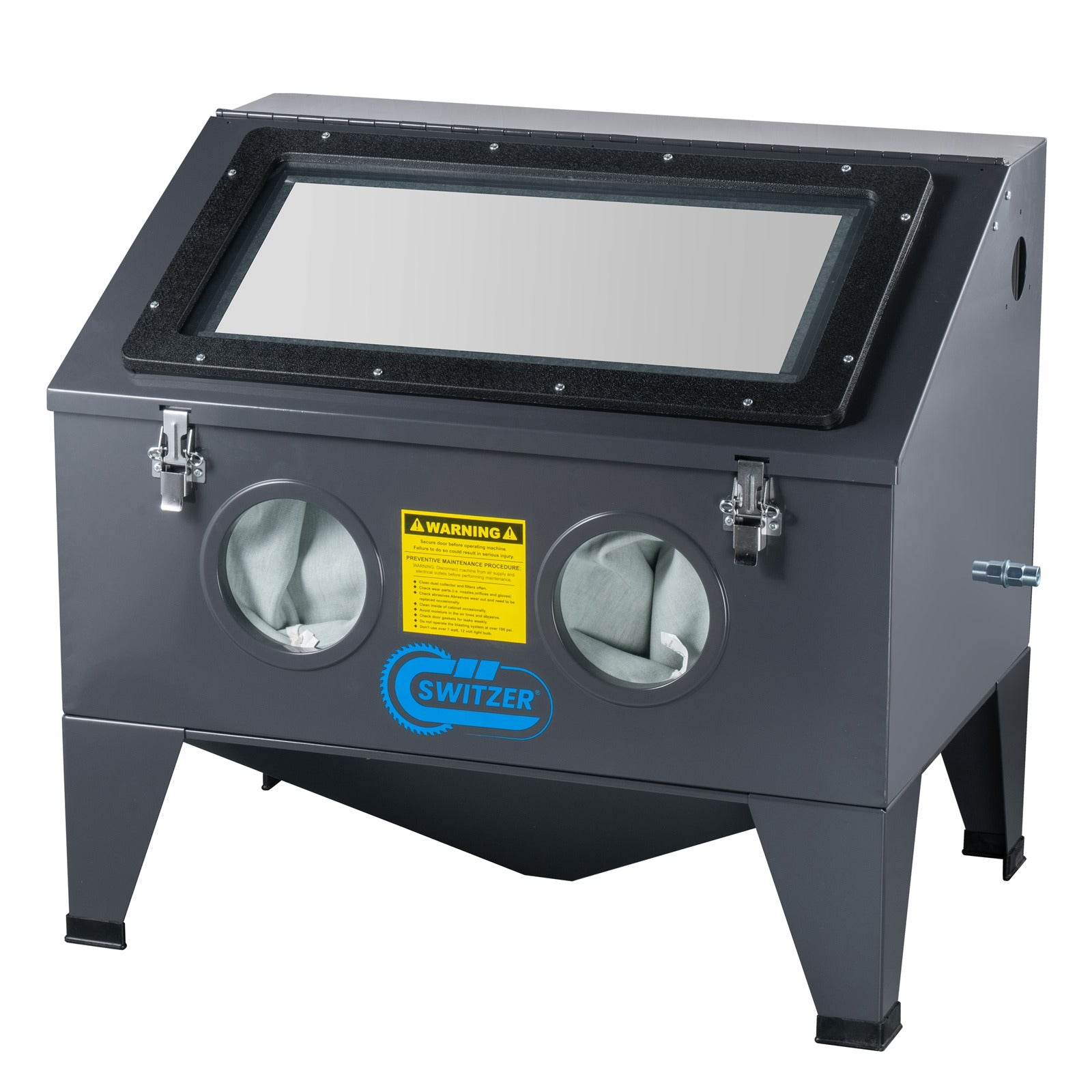 SwitZer 190L Benchtop Blast Cabinet Grey