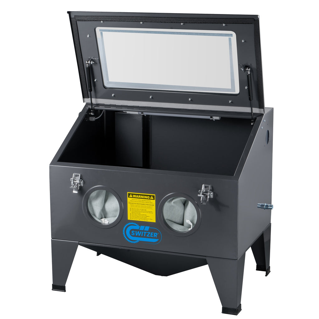 SwitZer 190L Benchtop Blast Cabinet Grey