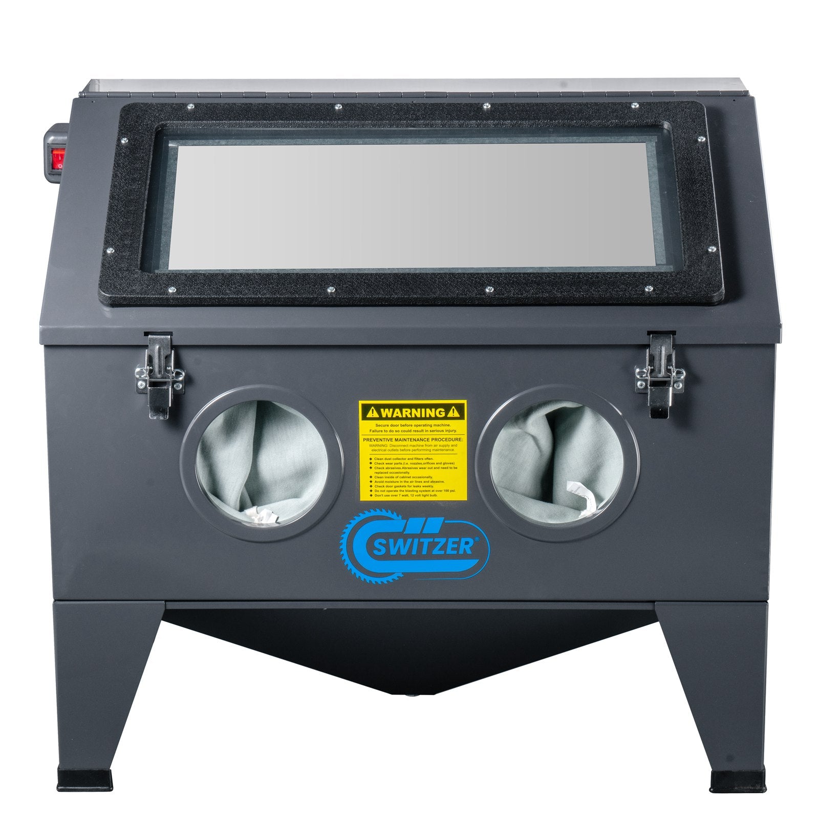 SwitZer 190L Benchtop Blast Cabinet Grey