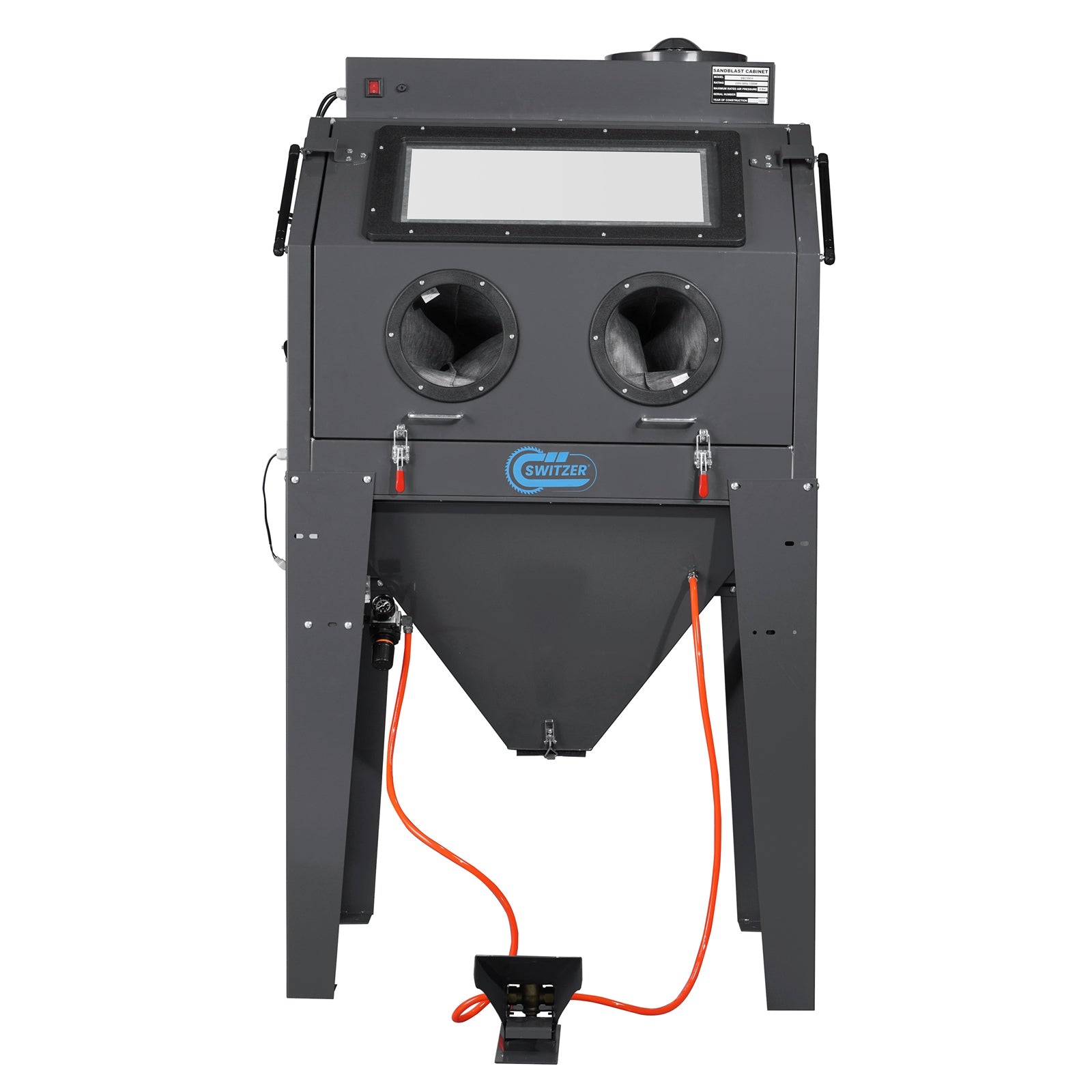 SwitZer 350L Front Opening Blast Cabinet