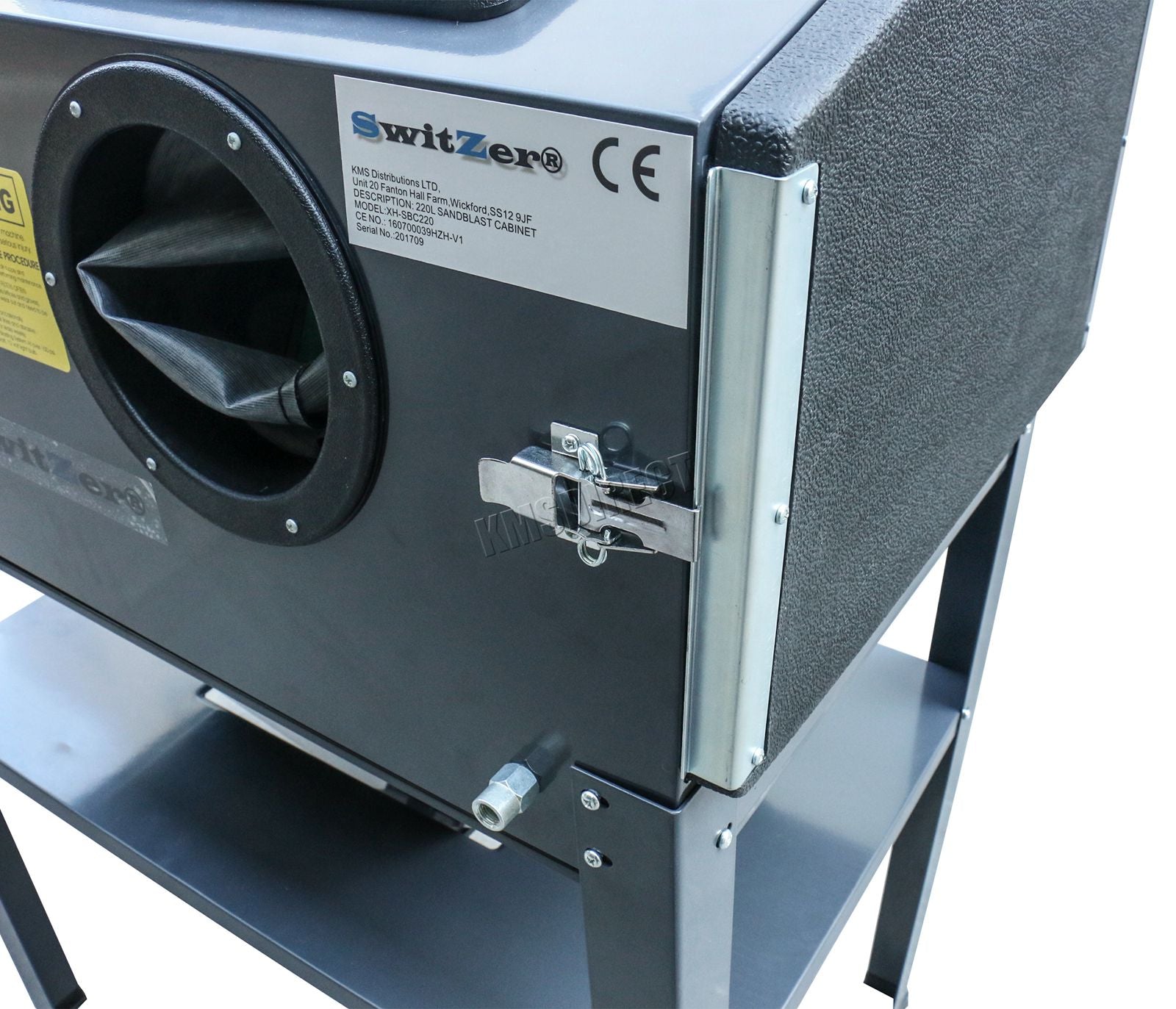 SwitZer Magnum Sandblaster Cabinet Sandblastering SBC220 With LED Light