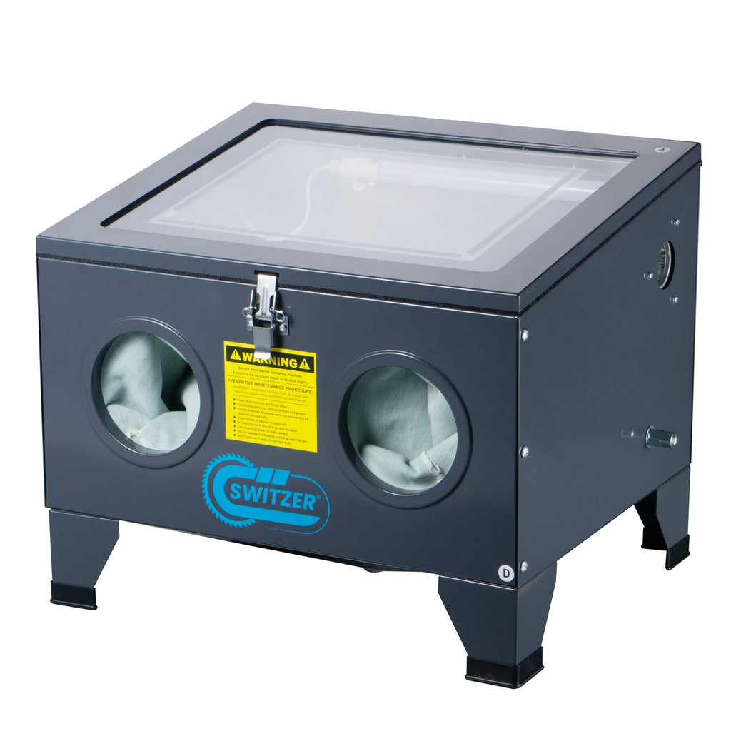 SwitZer Sandblaster Cabinet Sand Blaster Sandblastering SBC90 With LED Light