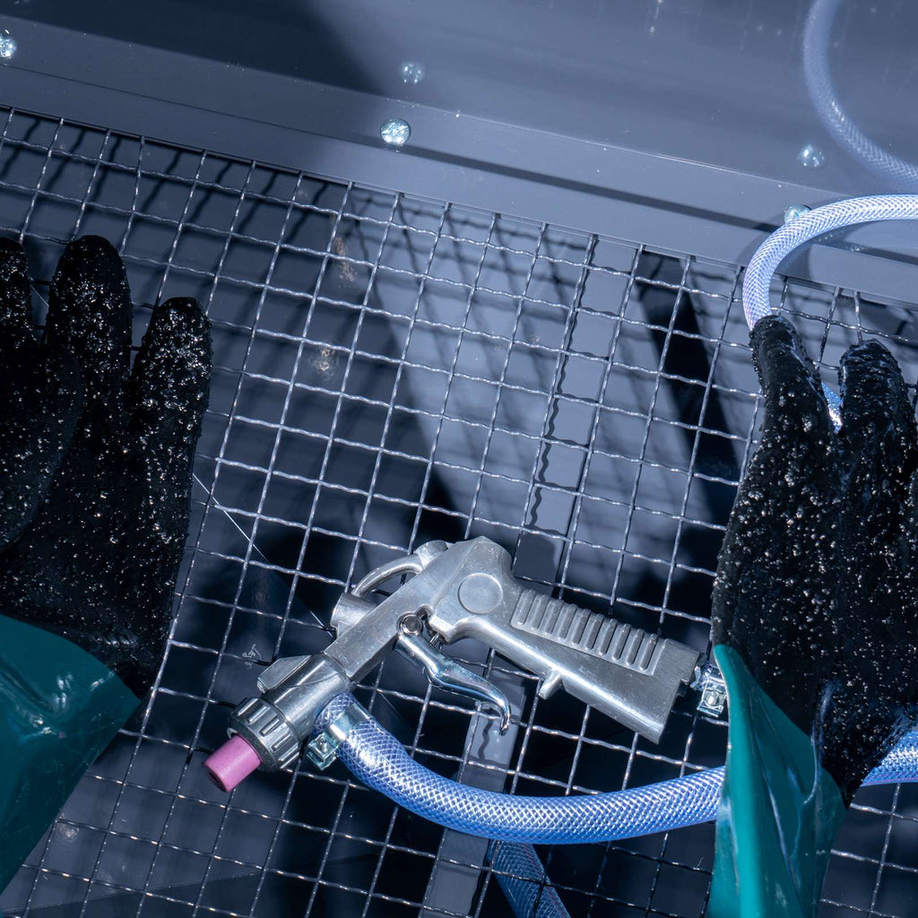 SwitZer Sandblaster Cabinet Sand Blaster Sandblastering SBC90 With LED Light