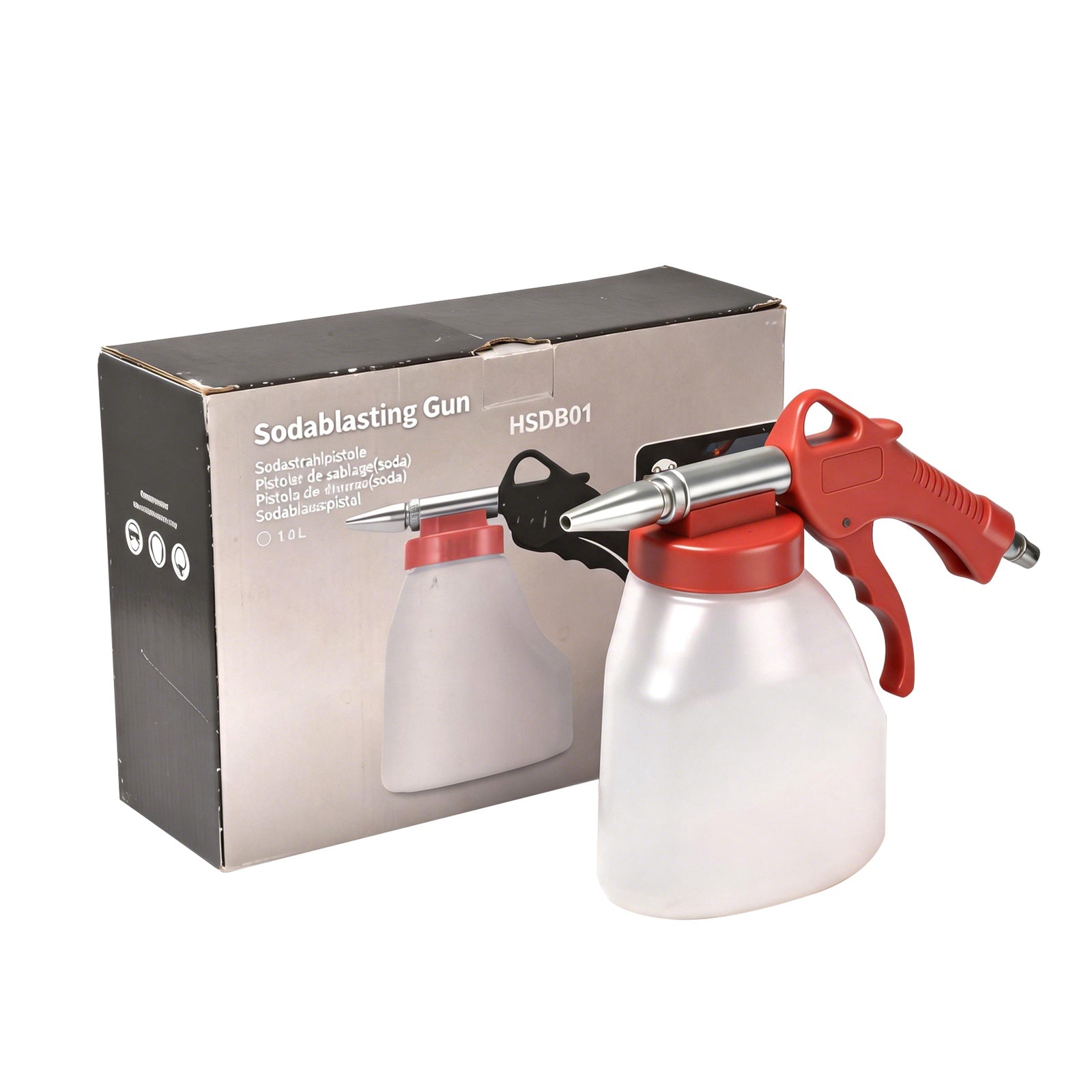 SwitZer 1L Handheld Soda Blaster White