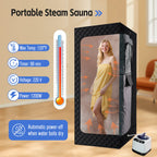 WestWood Sauna Tent Set Black