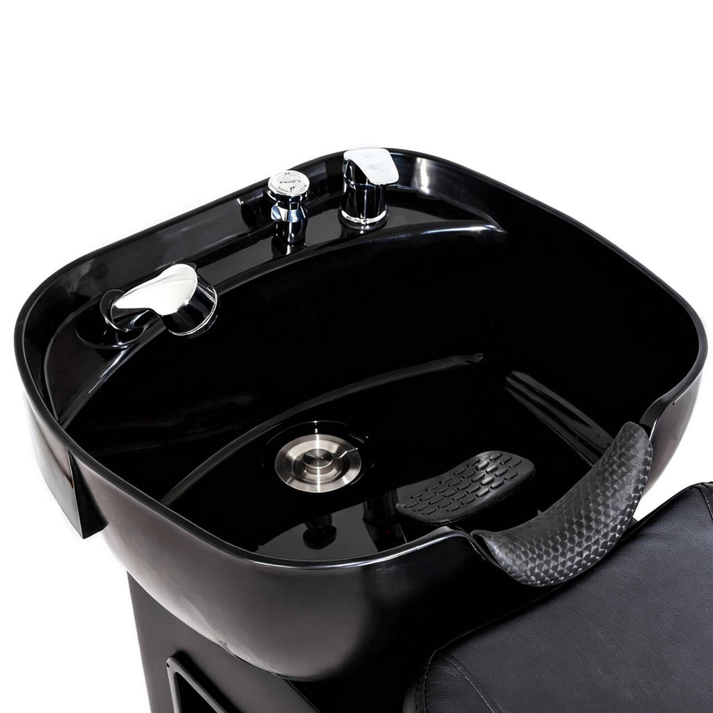 WestWood Shampoo Bowl and Chair Set Black