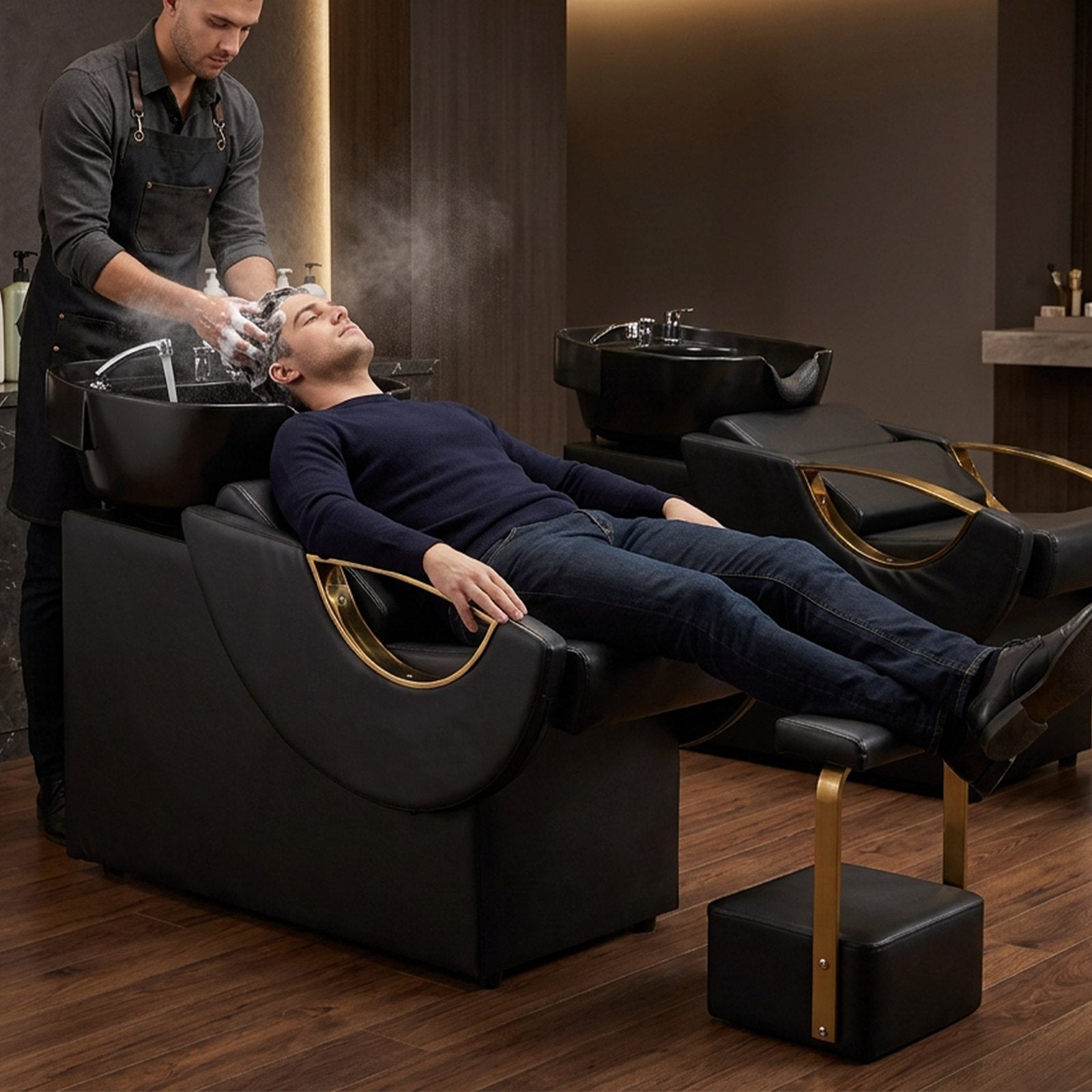 WestWood Shampoo Bowl Chair SBCS02 Black
