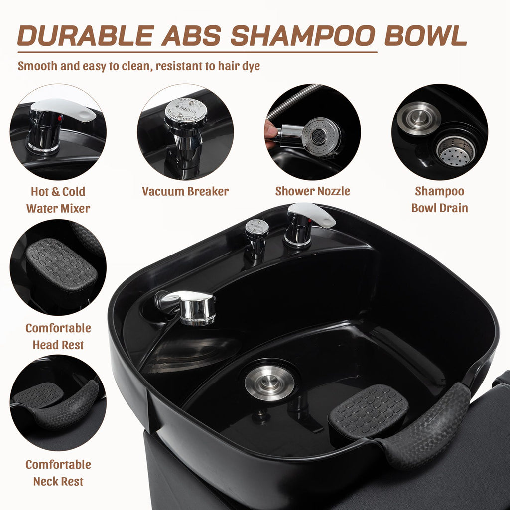 WestWood Shampoo Bowl Chair SBCS02 Black