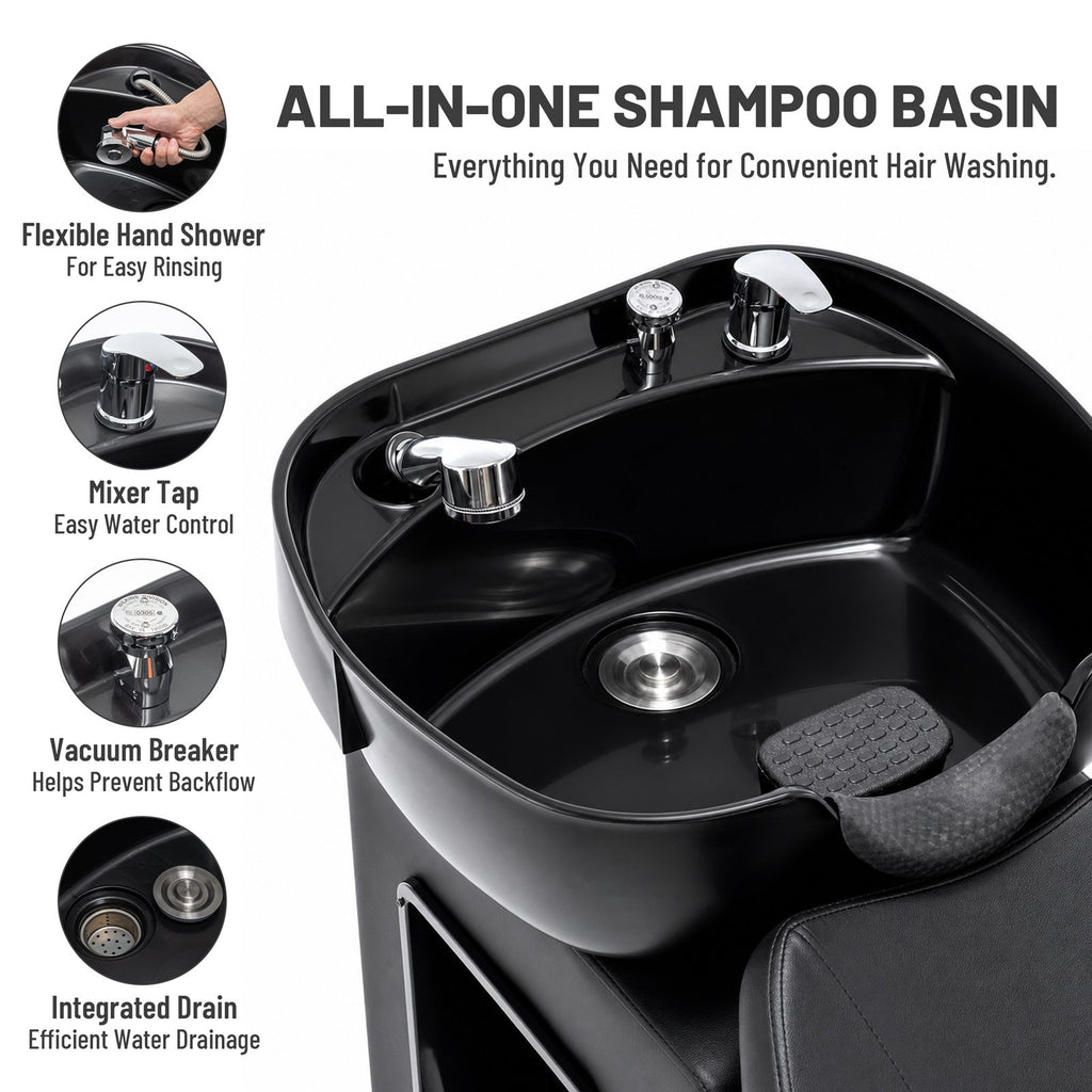 WestWood Shampoo Bowl and Chair Set 03