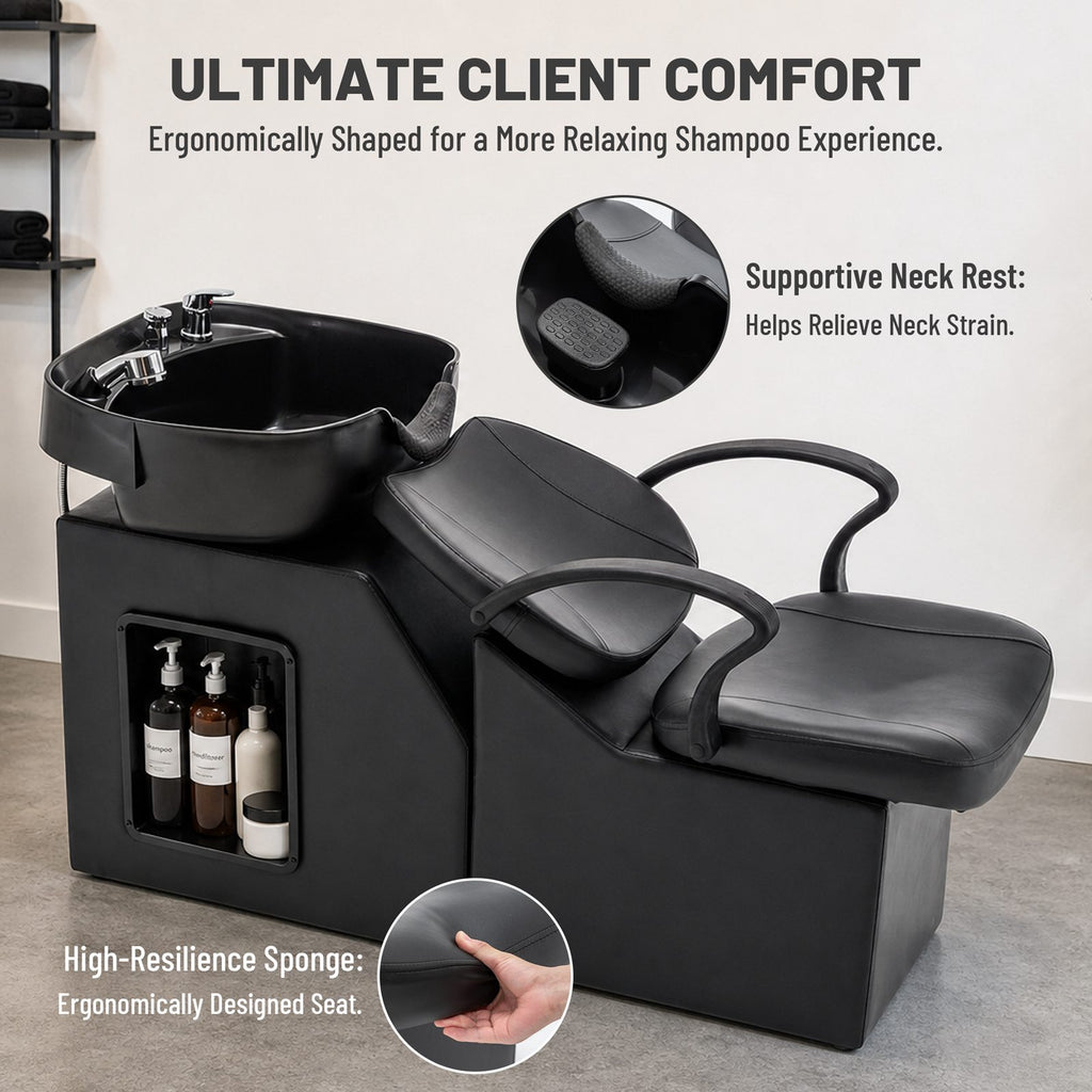 WestWood Shampoo Bowl and Chair Set 03
