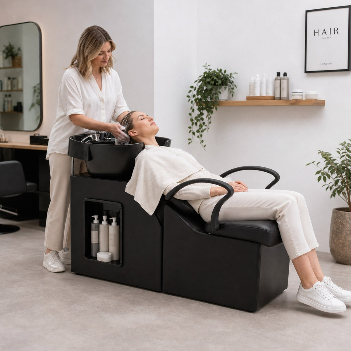WestWood Shampoo Bowl and Chair Set 03