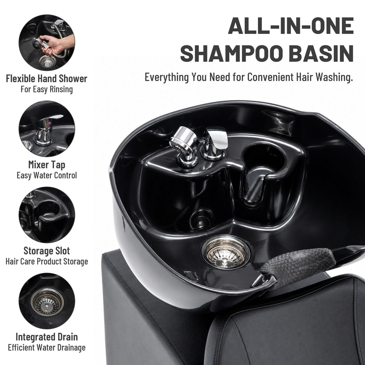 WestWood Shampoo Bowl and Chair Set 04