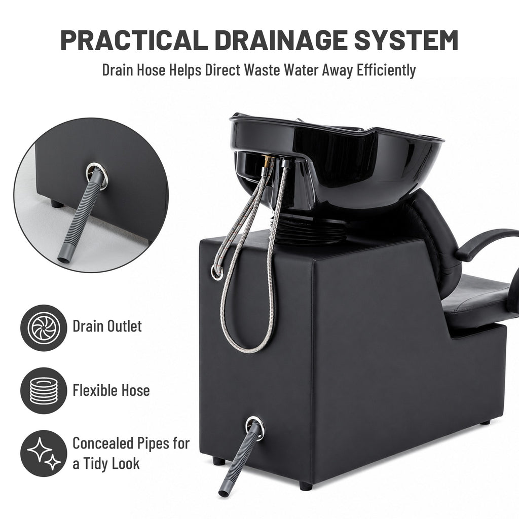 WestWood Shampoo Bowl and Chair Set 04