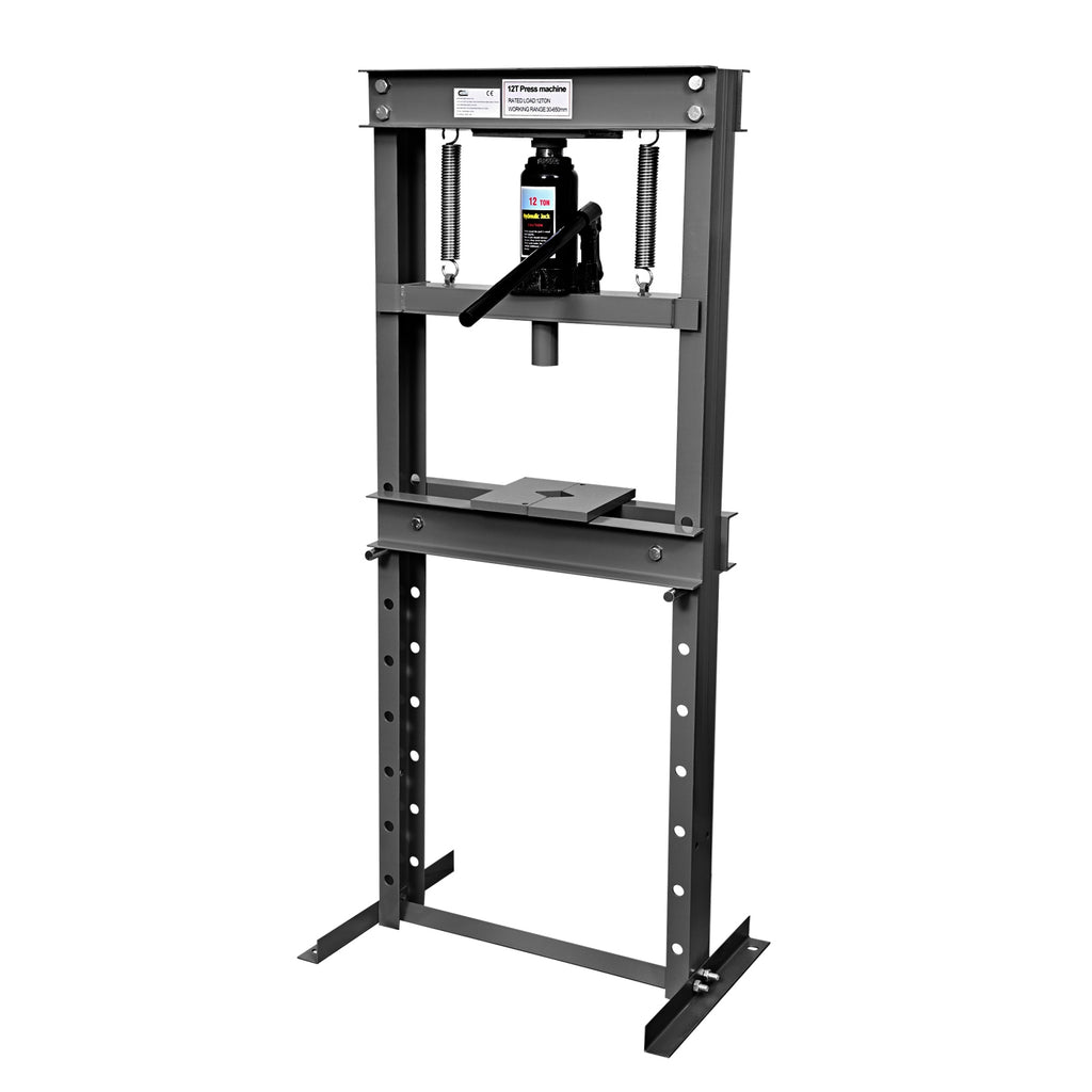 SwitZer 12 Ton Hydraulic Shop Press Grey