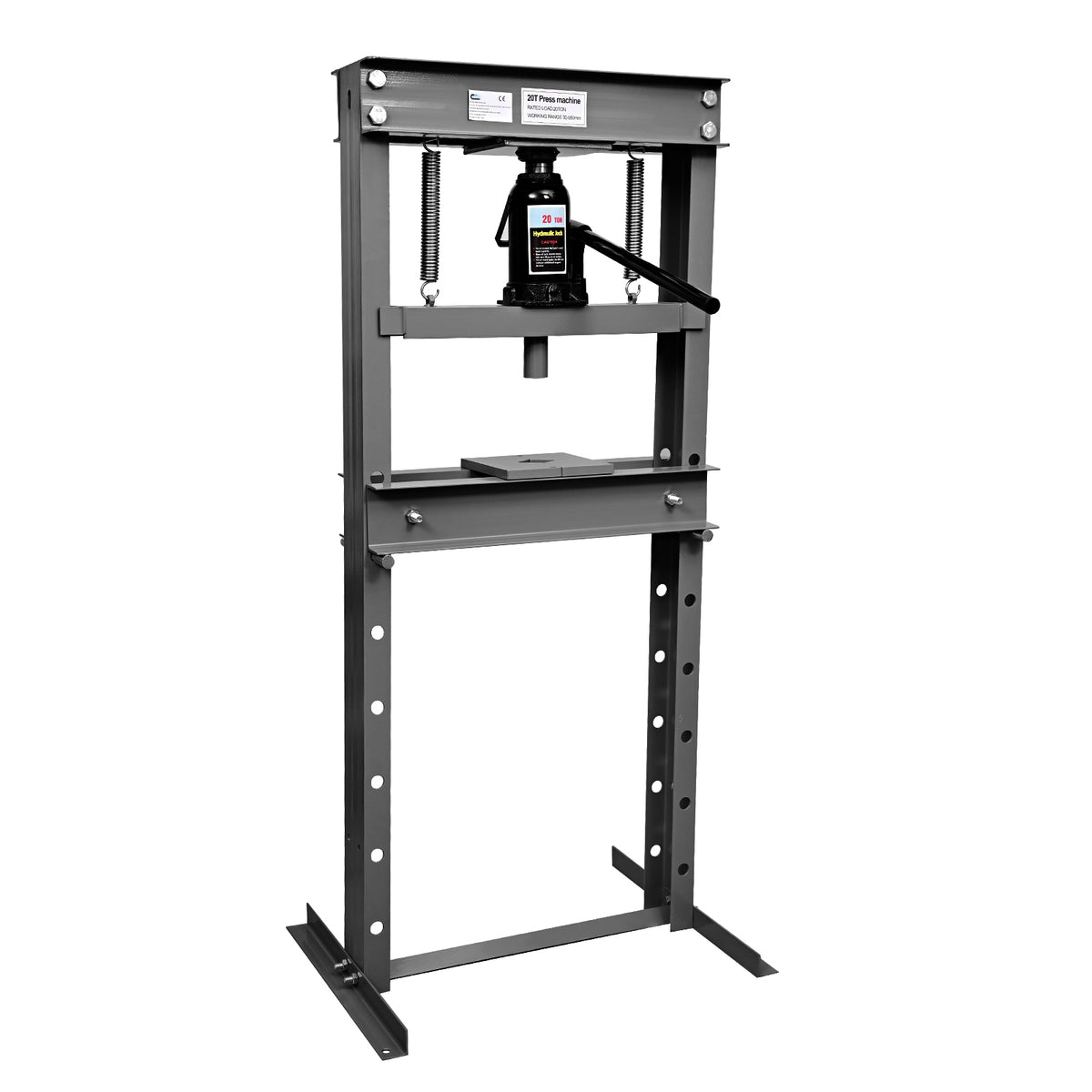 SwitZer 20 Ton Hydraulic Shop Press Grey
