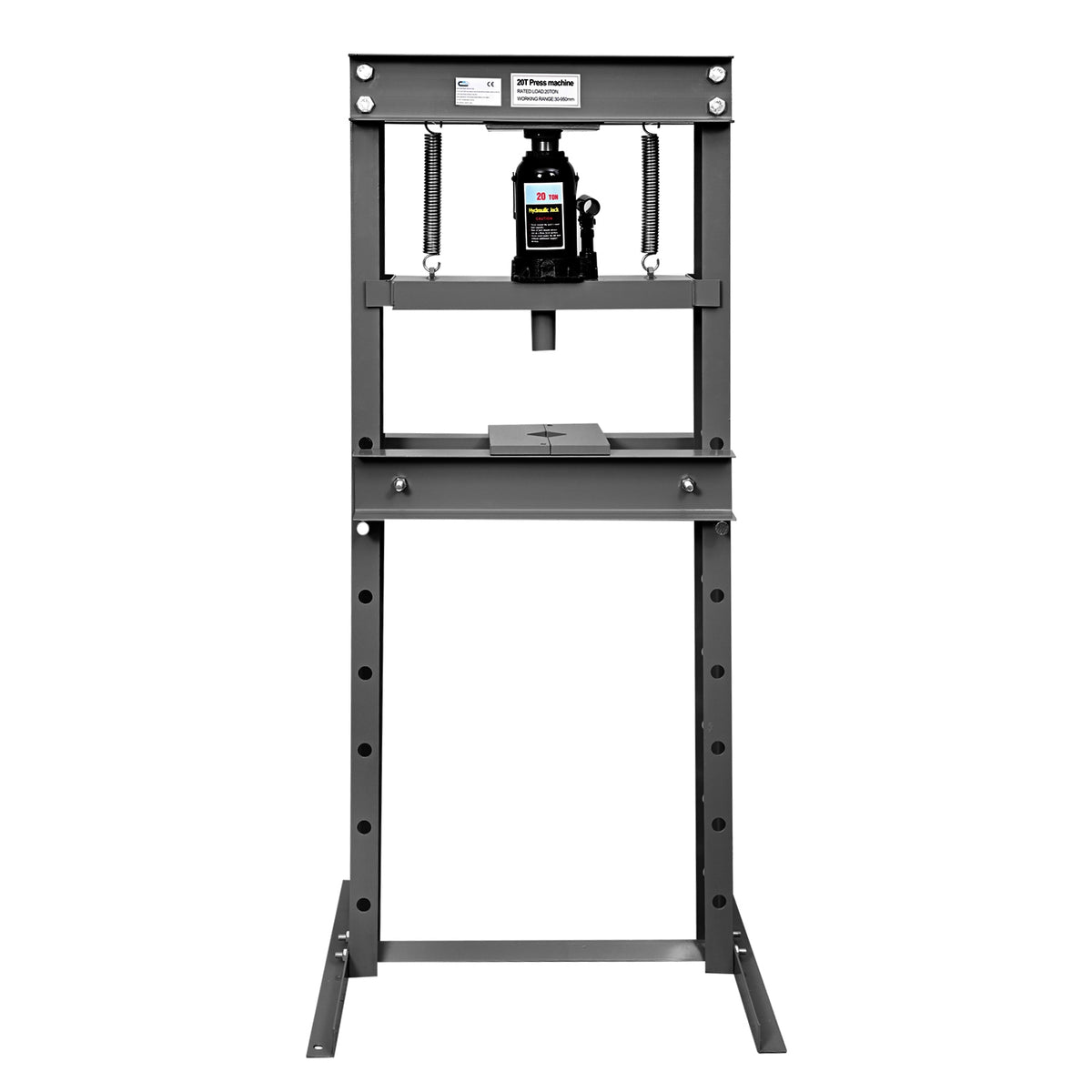 SwitZer 20 Ton Hydraulic Shop Press Grey