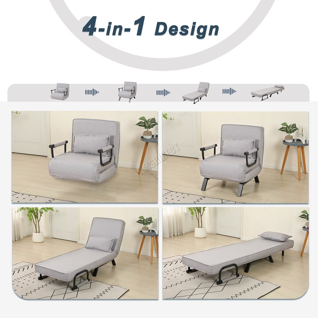 WestWood Sofa Bed 4-in-1 Convert Folding Recliner