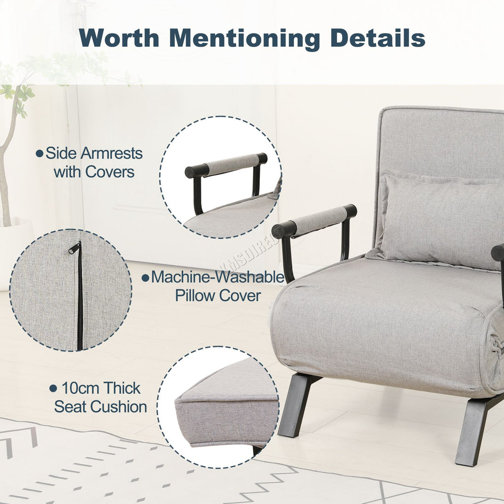 WestWood Sofa Bed 4-in-1 Convert Folding Recliner