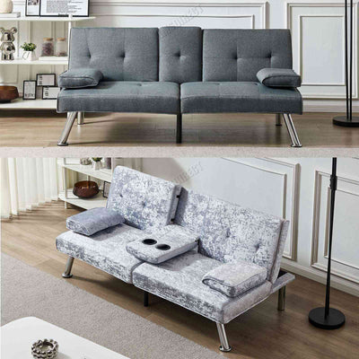 WestWood Sofa Bed Fabric Manhattan Recliner 3 Seater