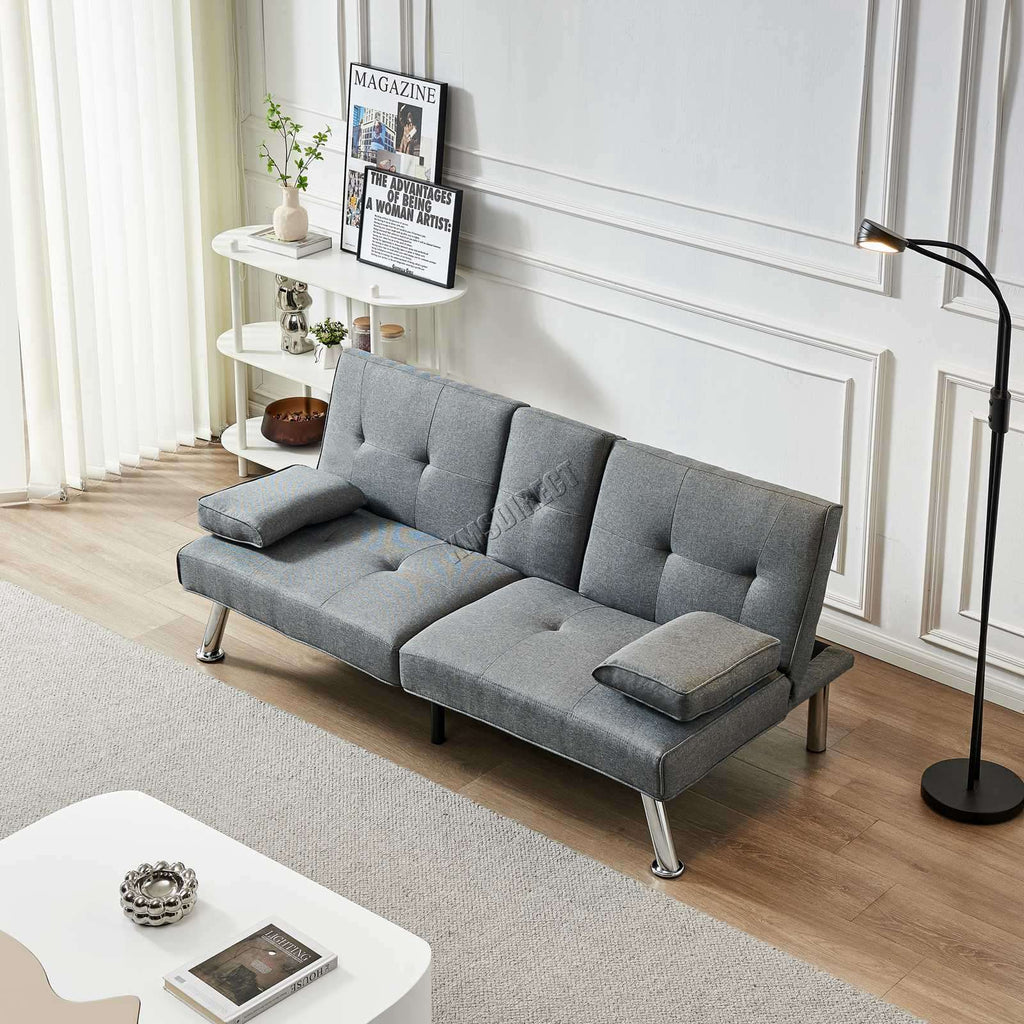 WestWood Sofa Bed Fabric Manhattan Recliner 3 Seater