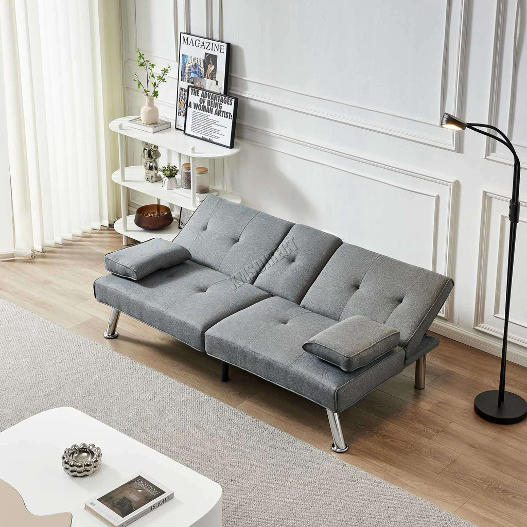 WestWood Sofa Bed Fabric Manhattan Recliner 3 Seater