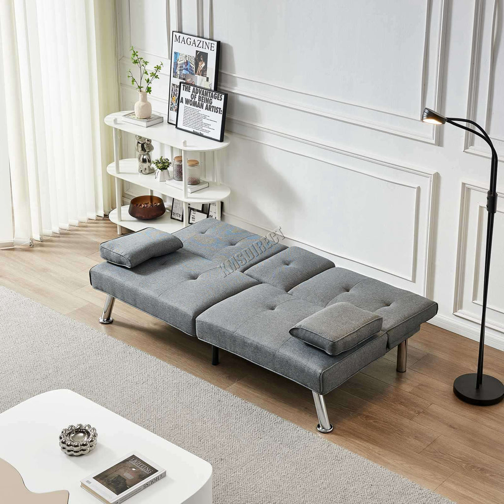 WestWood Sofa Bed Fabric Manhattan Recliner 3 Seater