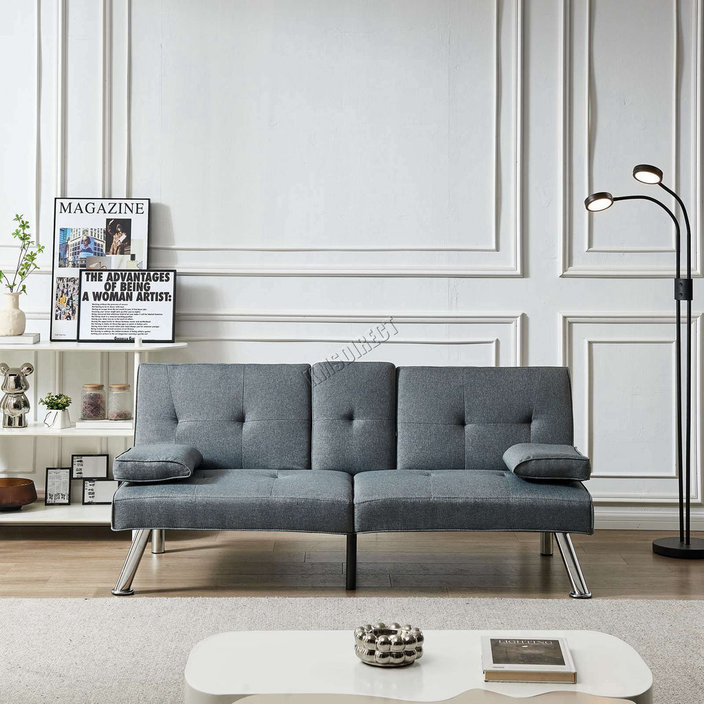 WestWood Sofa Bed Fabric Manhattan Recliner 3 Seater