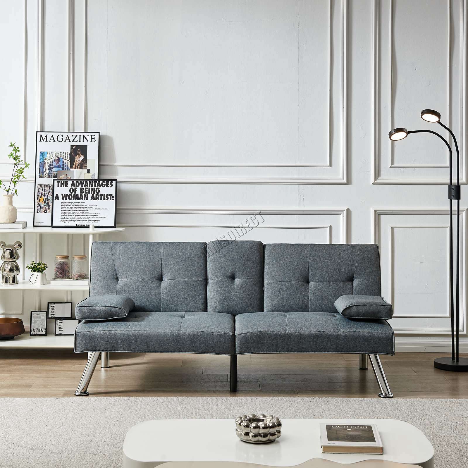 WestWood Sofa Bed Fabric Manhattan Recliner 3 Seater