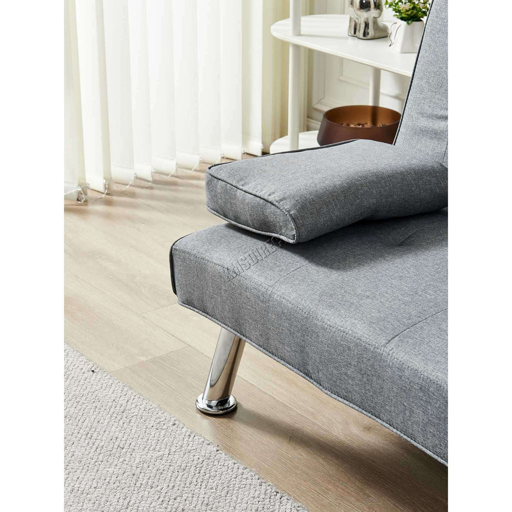 WestWood Sofa Bed Fabric Manhattan Recliner 3 Seater