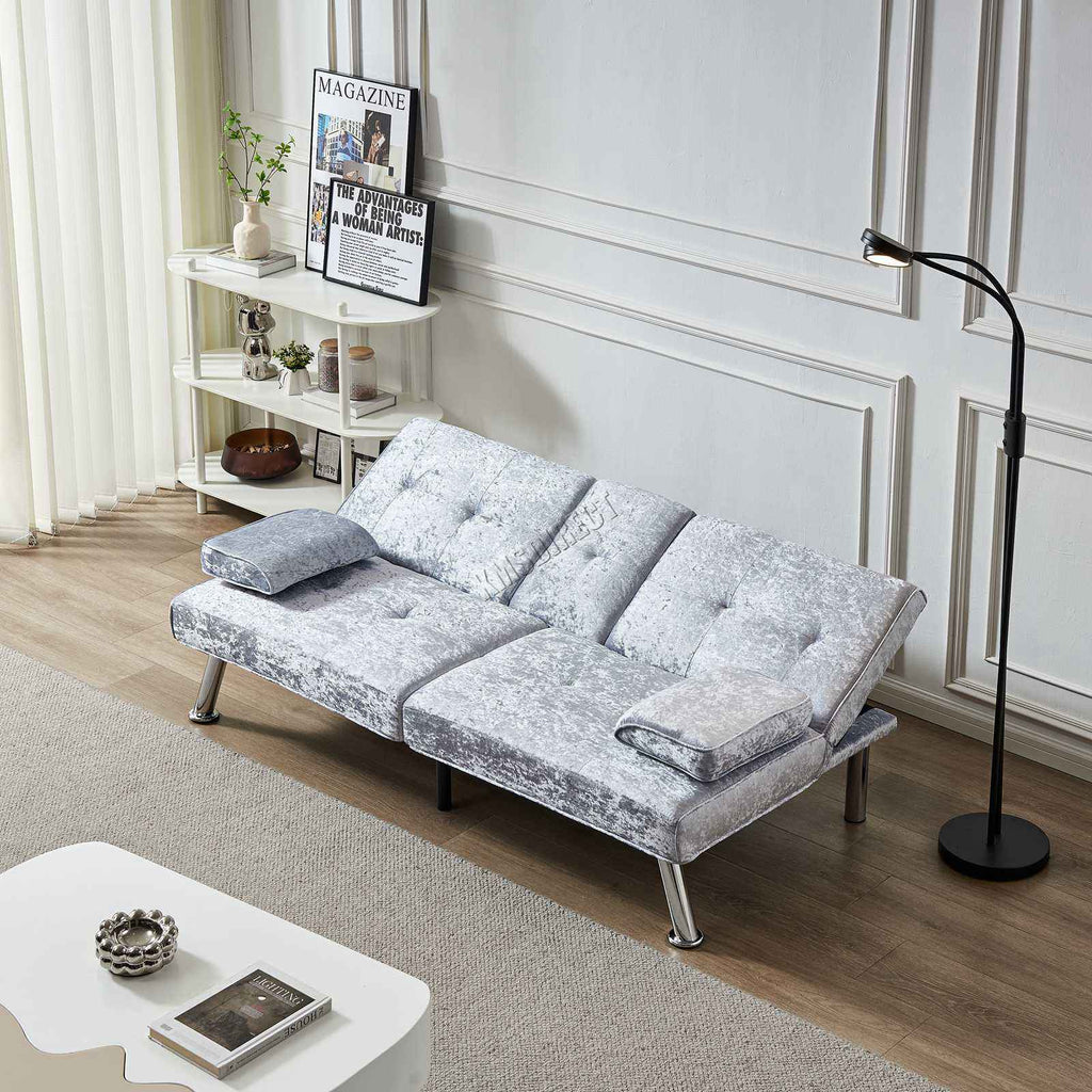 WestWood Sofa Bed Fabric Manhattan Recliner 3 Seater