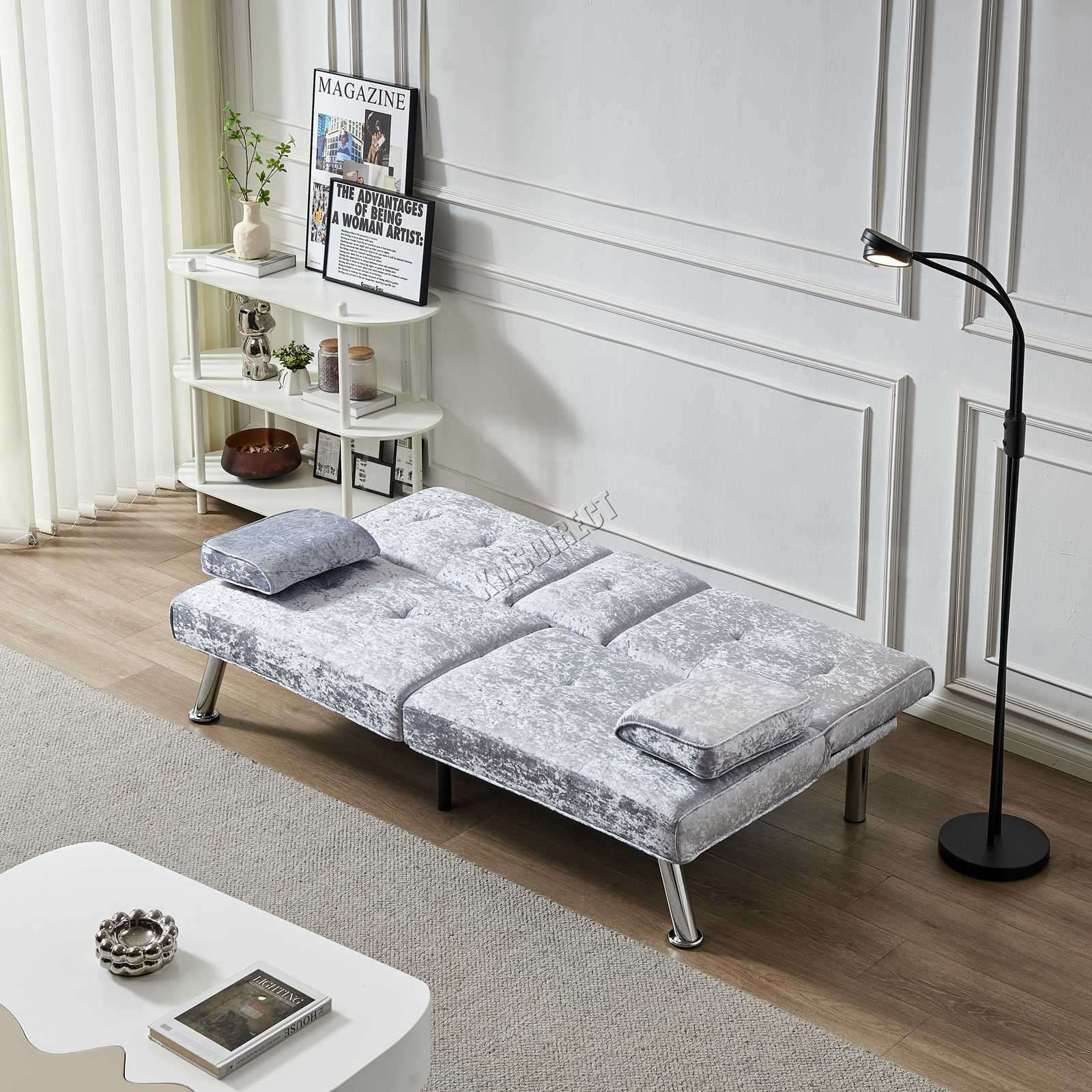 WestWood Sofa Bed Fabric Manhattan Recliner 3 Seater