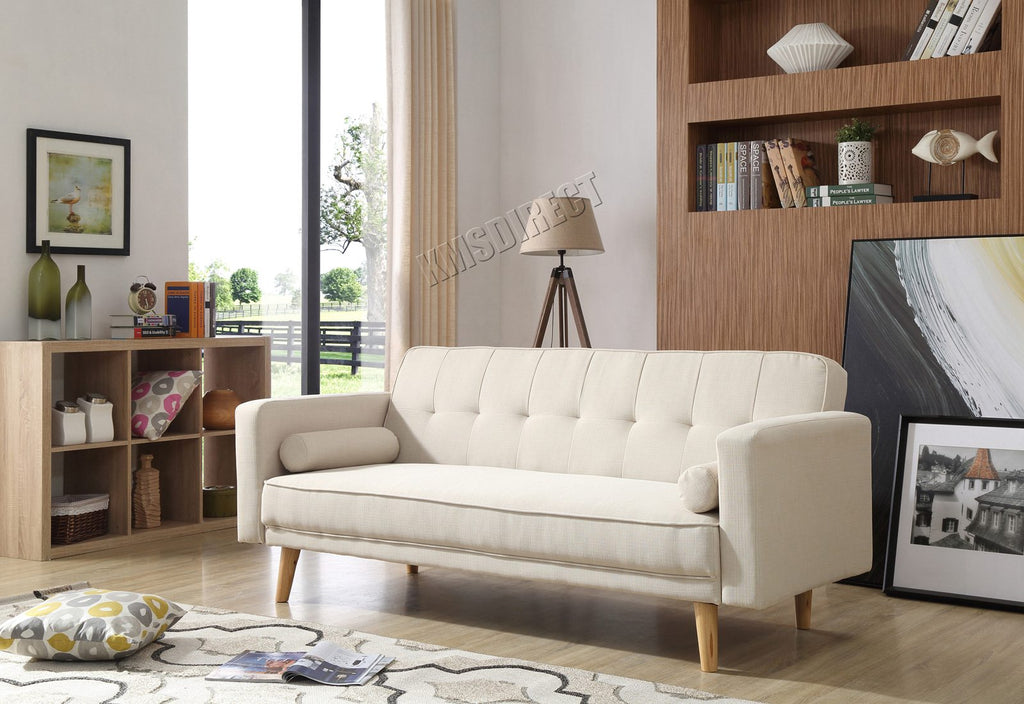 WestWood Sofa Bed Fabric 3 Seater Couch FSB04