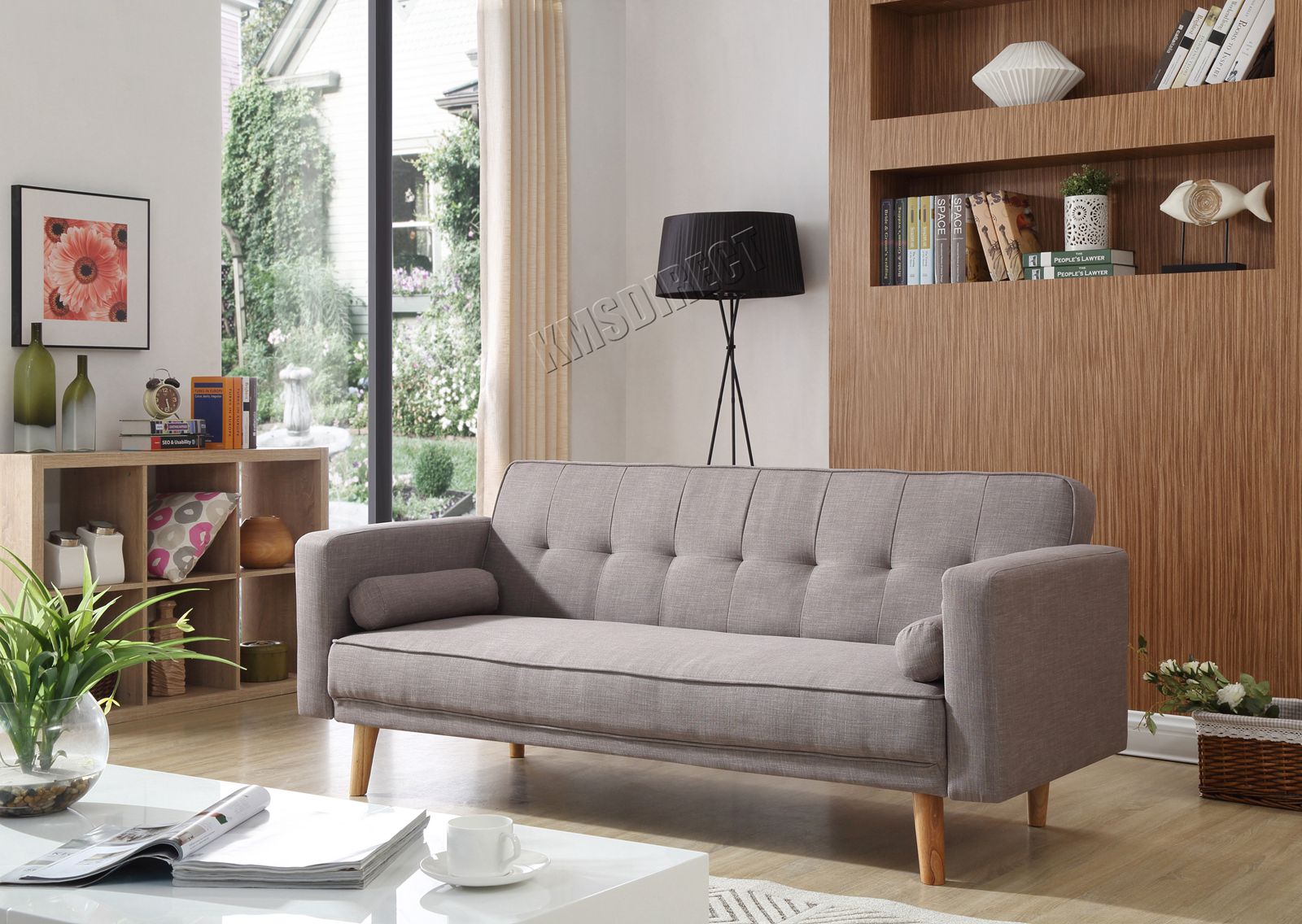 WestWood Sofa Bed Fabric 3 Seater Couch FSB04