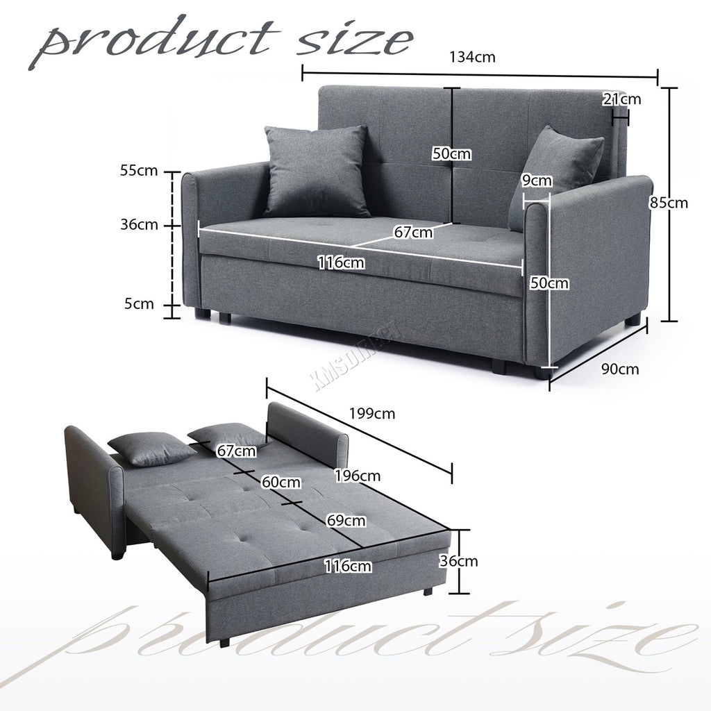 WestWood Two Seater Sofa Bed