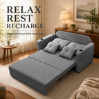 WestWood 3-in-1 Convertible Double Sofa Bed Grey