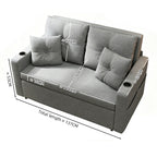 WestWood 3-in-1 Convertible Double Sofa Bed Grey