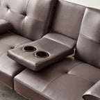 WestWood Sofa Bed Faux Leather Manhattan recliner 3 Seater