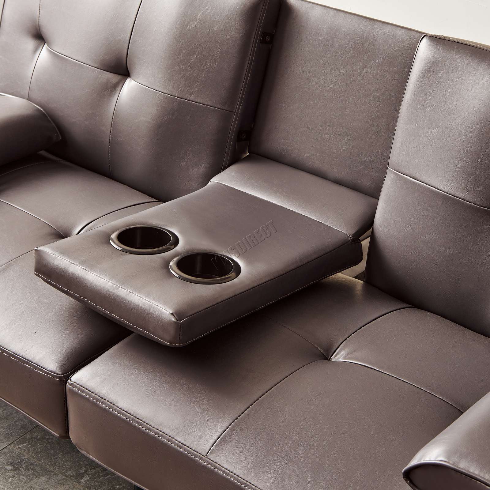 WestWood Sofa Bed Faux Leather Manhattan recliner 3 Seater