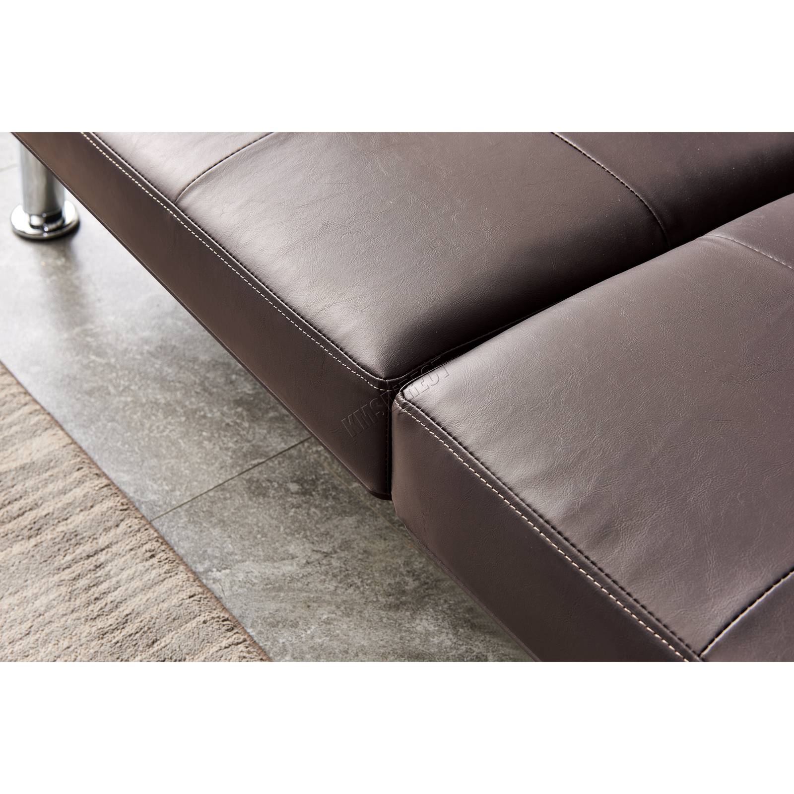 WestWood Sofa Bed Faux Leather Manhattan recliner 3 Seater